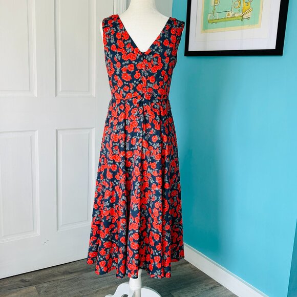 NEW with TAGS Eva Franco Zinta Dress in Red Poppy (size 2) - Picture 10 of 15